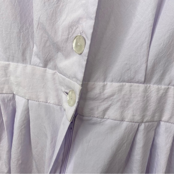 Vintage Peggy Mrazik Medium Lilac Puple Jumpsuit Full Length Button Up - Picture 5 of 6